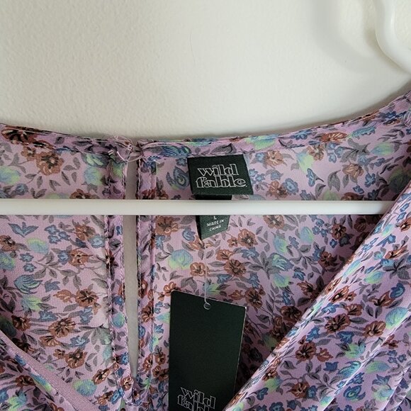 Wild Fable Floral Dress Large - Picture 4 of 5